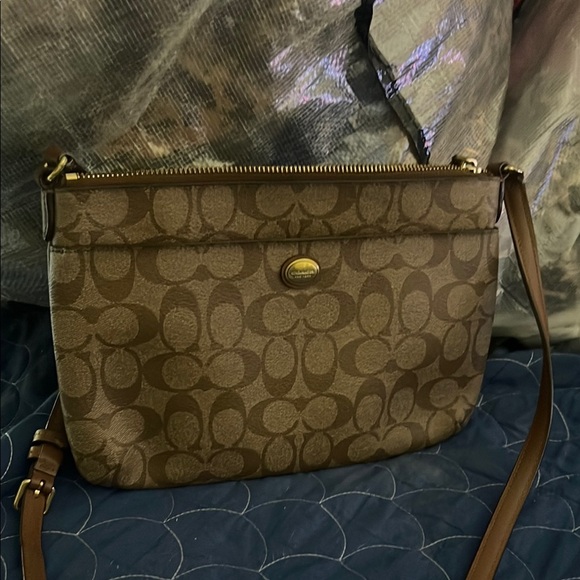 Coach Brown Crossbody Bag - Picture 1 of 8
